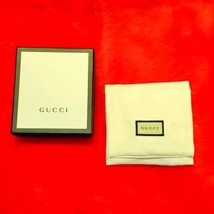 Empty GUCCI authentic wallet bog and dust bag